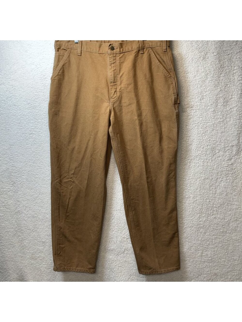 Carhartt Mens Loose Original Fit Work Carpenter Pants 40x32 Brown B11 BRN